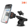 Roller Grip Phone Mount Kit | Vent + Dash + Windshield | Black