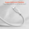 Flexi Pro USB-C to USB-C Soft-Touch Silicone Fast Charge Cable | 6ft | White