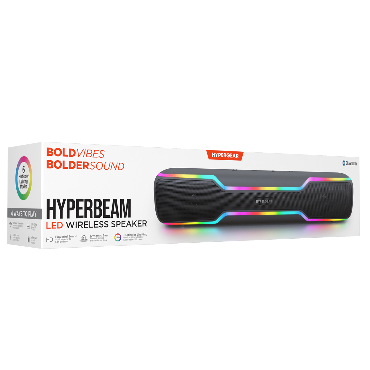 HyperBeam LED Wireless Speaker | Gunmetal – HYPERGEAR