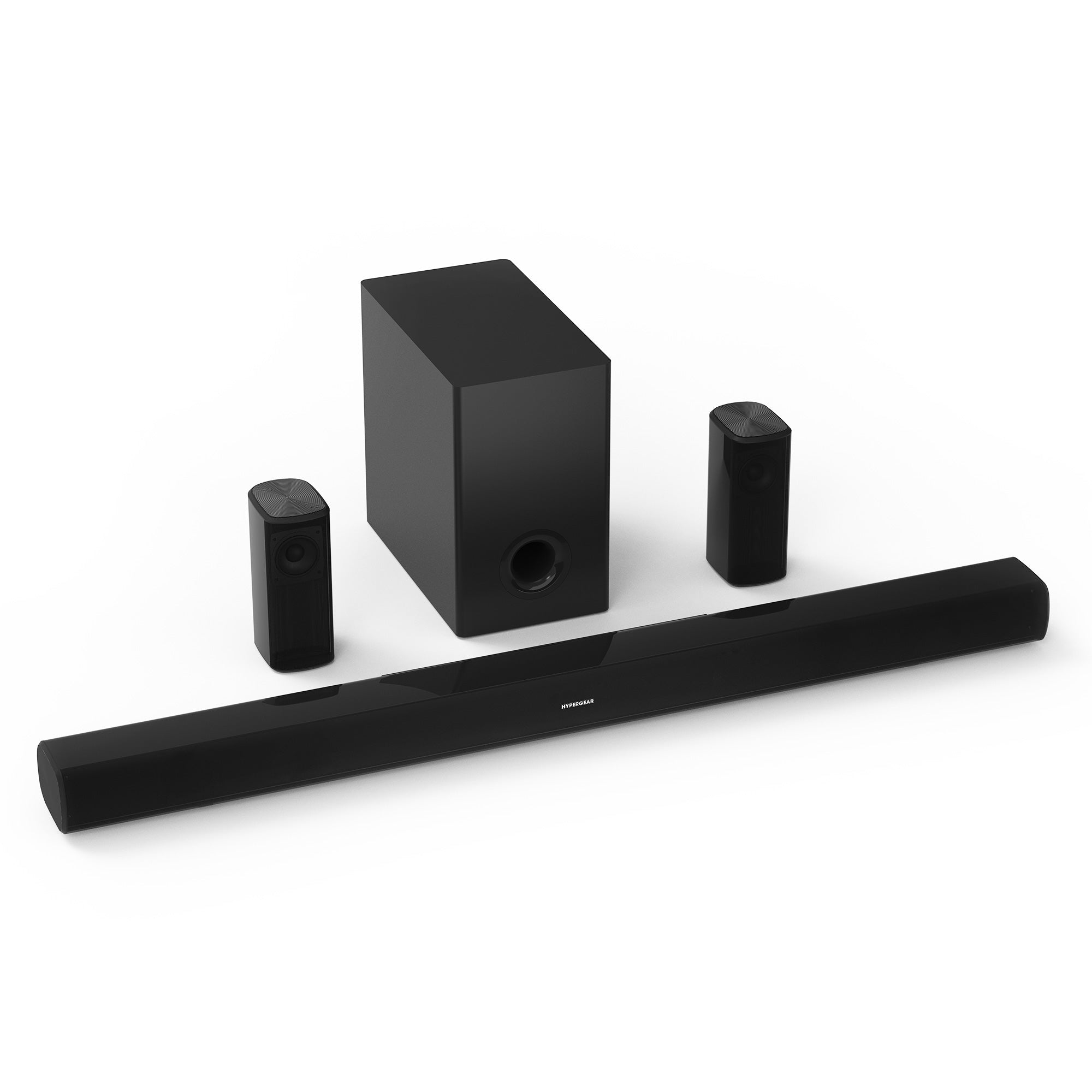 SB51a 5.1 Home Theater Surround Sound System | Soundbar + Speakers + Subwoofer | Black