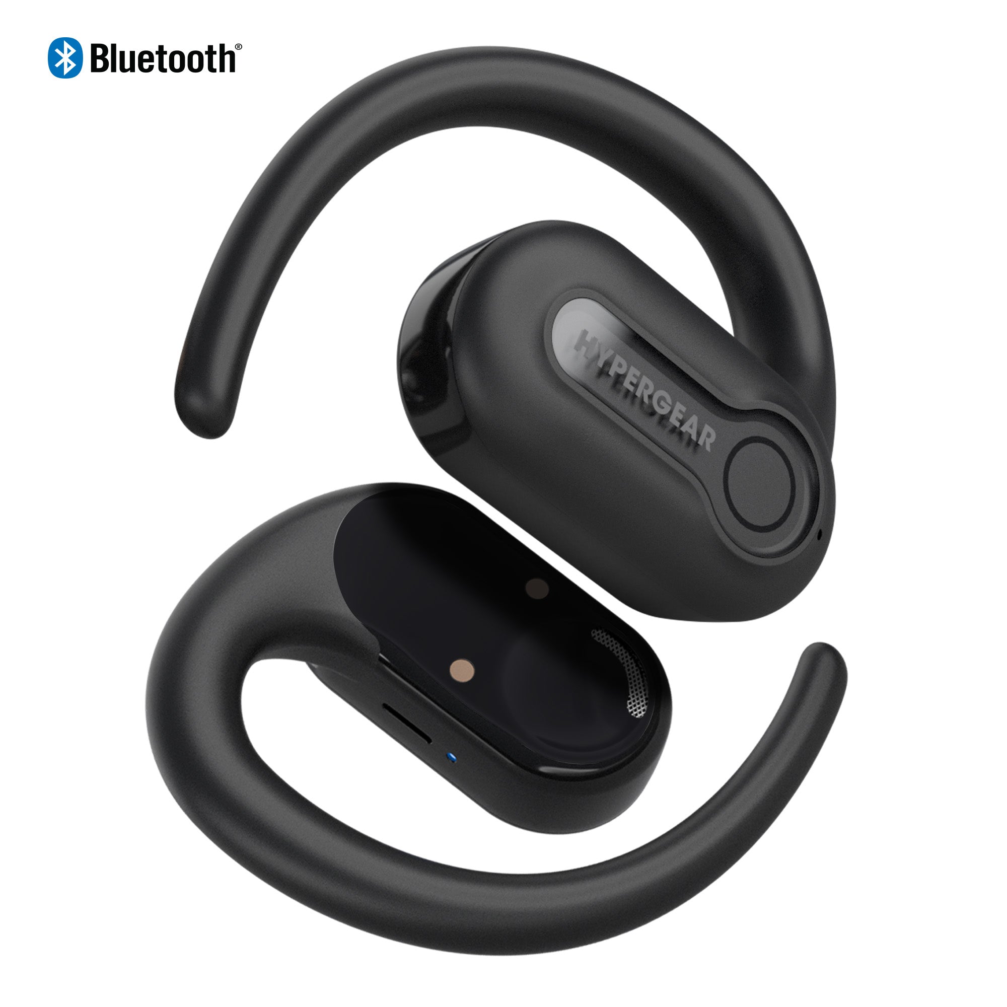 AeroFlex 360 Open-Ear True Wireless Earbuds | Black