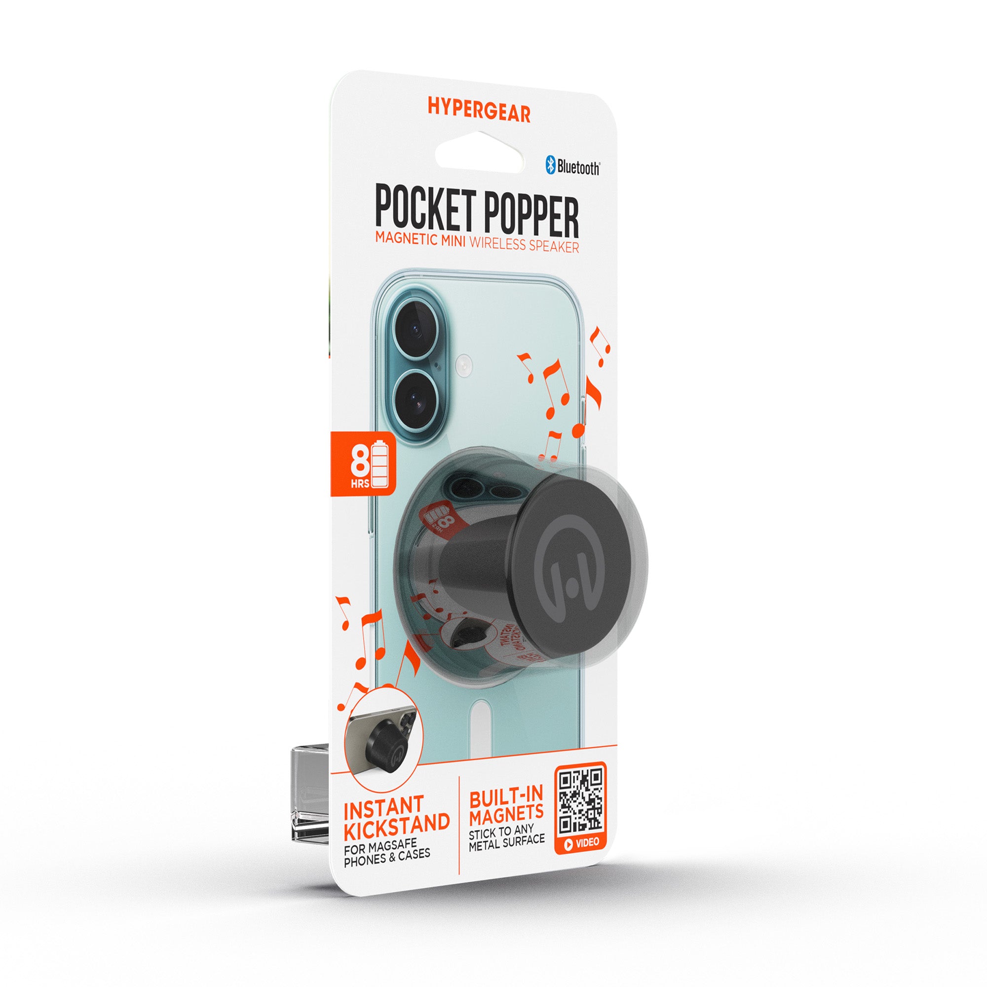 Pocket Popper Magnetic Mini Wireless Speaker