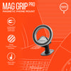 Mag Grip Pro Magnetic Phone Mount | Car - Home - Anywhere | Silver