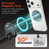 Mag Grip Pro Magnetic Phone Mount | Windshield | Silver