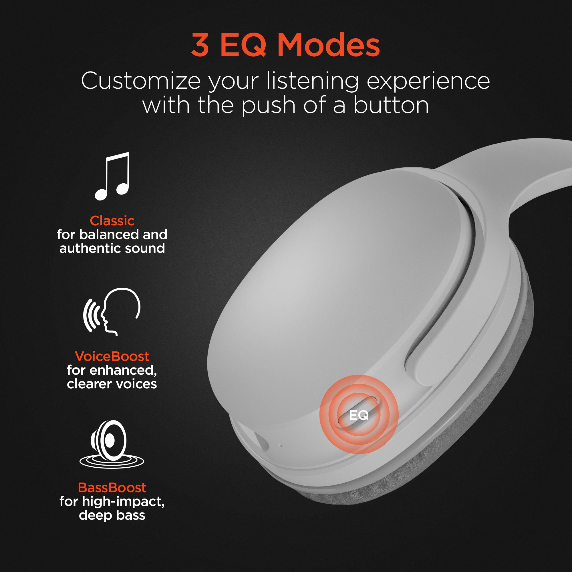 Flip 2-in-1 Wireless Headphones + Speaker | White