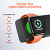 5,000mAh | Power Pack Nano Ultra-Mini Power Bank with Built-In Apple Watch Charger | Black