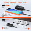 5,000mAh | Power Pack Nano Ultra-Mini Power Bank with Built-In Apple Watch Charger | Black