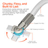 Chunky180° 100W USB-C to USB-C Rugged Fast Charge Cable | 12ft | White