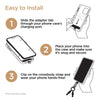 HyperGear TECHcessories | 2-in-1 Universal Crossbody Phone Strap and Charging Cable | Black