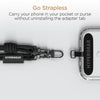 HyperGear TECHcessories | Universal Crossbody Phone Strap | Black Braided Rope