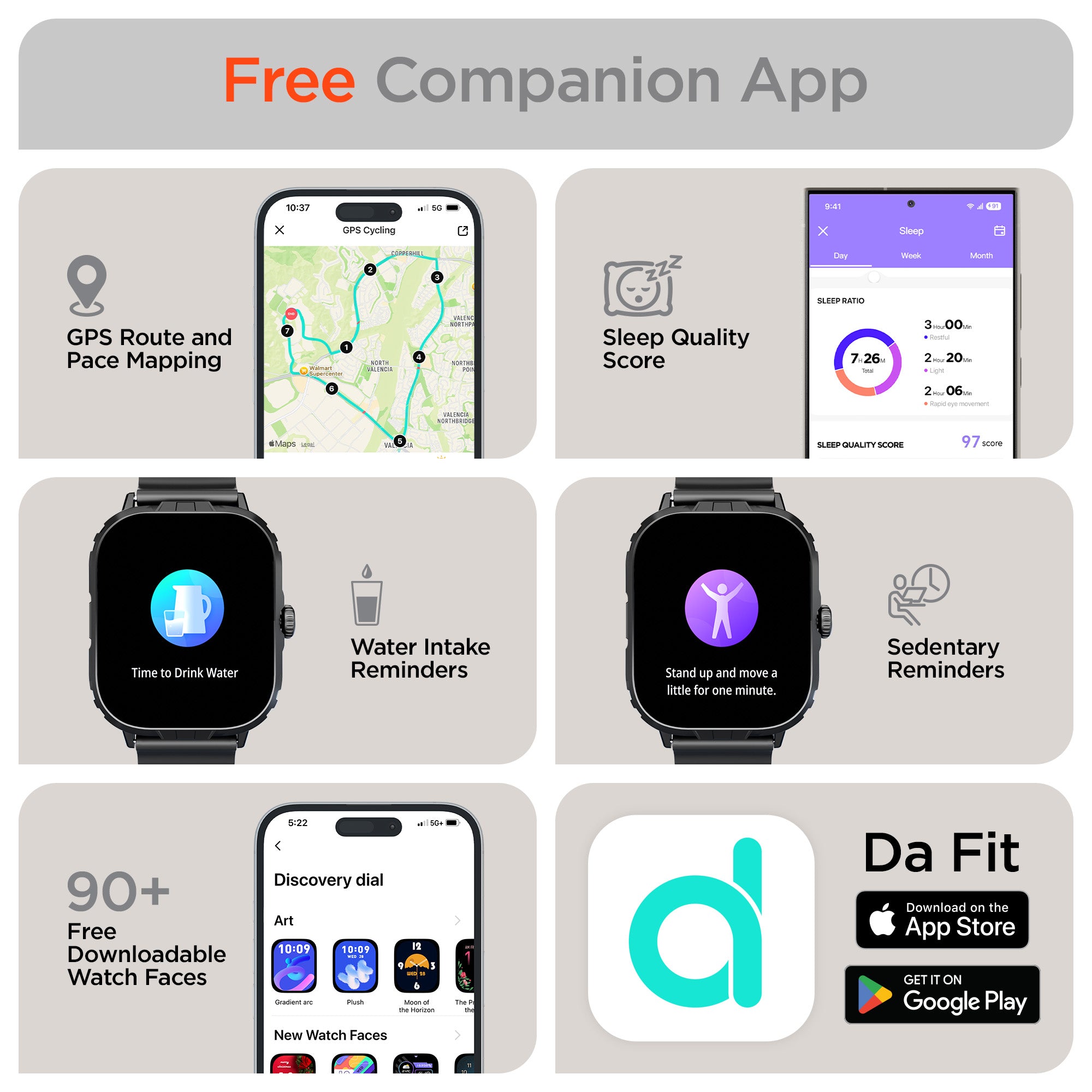Fit X2 SmartWatch + Fitness Tracker