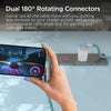 Chunky180° 100W USB-C to USB-C Rugged Fast Charge Cable | 12ft | Sky Blue