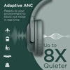 Stealth2 ANC Wireless Noise Cancelling Over-the-Ear Headphones | Green
