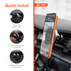 MaxCharge 15W Magnetic Wireless Fast Charging Phone Mount | Vent + Dashboard + Windshield | Black