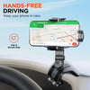 Quick Grip Cradle Phone Mount with Universal Fit Clip-On Base | Black