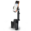 Quick Grip Cradle Phone Mount with High-Rise Cup Holder Base | Black