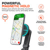 Mag Grip Magnetic Phone Mount with Universal Clip-On Base | Black