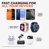 MaxCharge Elite 3-in-1 Magnetic Wireless Charging Stand with Qi2 | Gray