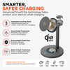 MaxCharge Elite 3-in-1 Magnetic Wireless Charging Stand with Qi2 | Gray