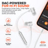 C26 Wired Hi-Fi USB-C Metal Earbuds | White