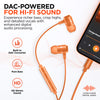 C26 Wired Hi-Fi USB-C Metal Earbuds | Orange