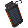 10,000mAh | Dual USB Solar Power Bank | Black
