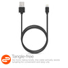 USB to MFi Lightning Rounded Cable | 4ft | Black