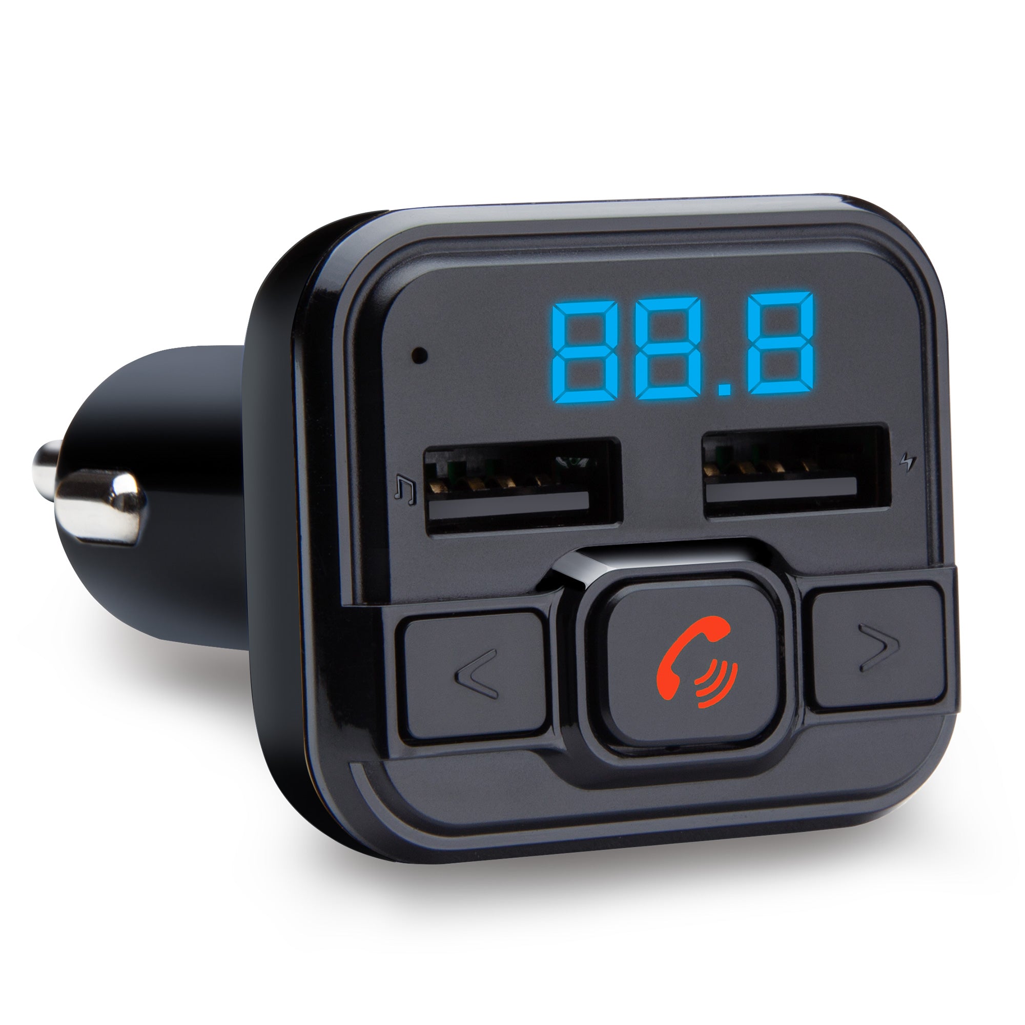 FM Transmitter for Car + Dual USB Car Charger