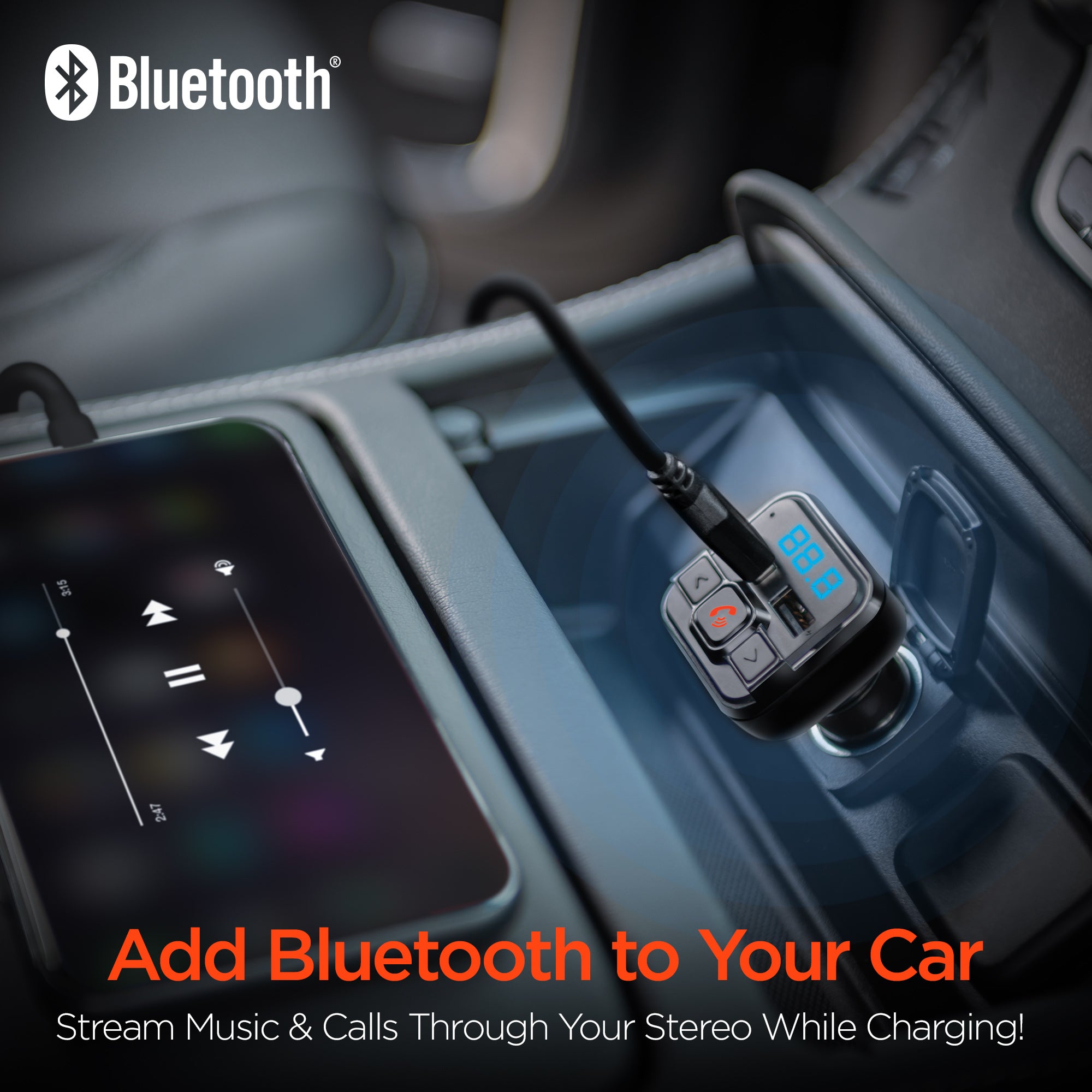 Bluetooth FM Transmitter für Auto,Drahtloser