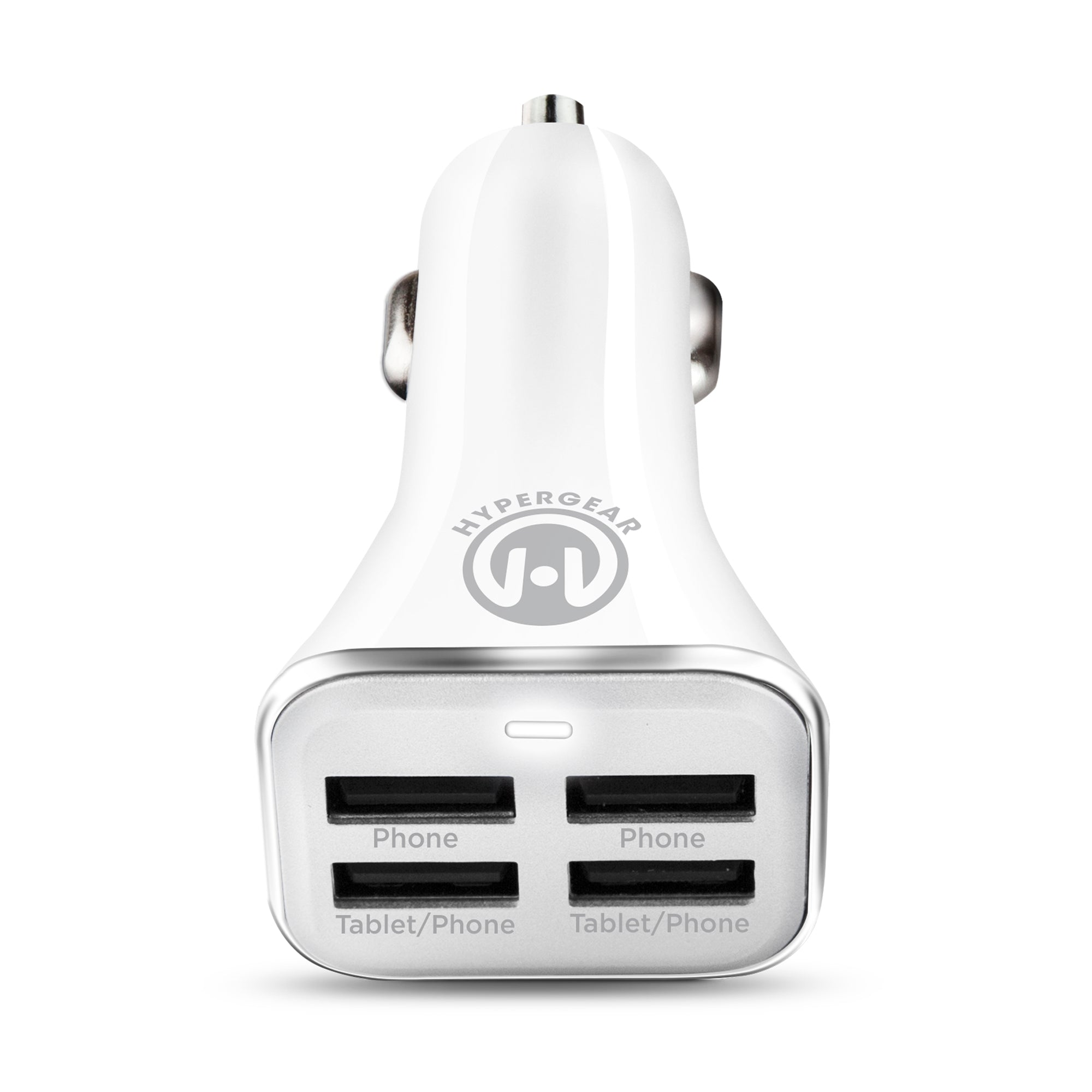 HyperGear Quad USB Car Charger - White – HYPERGEAR