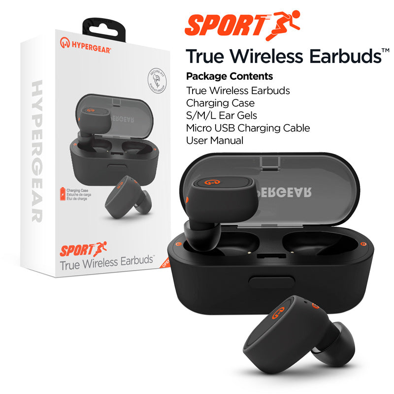 SPORT True Wireless Earbuds with Charging Case