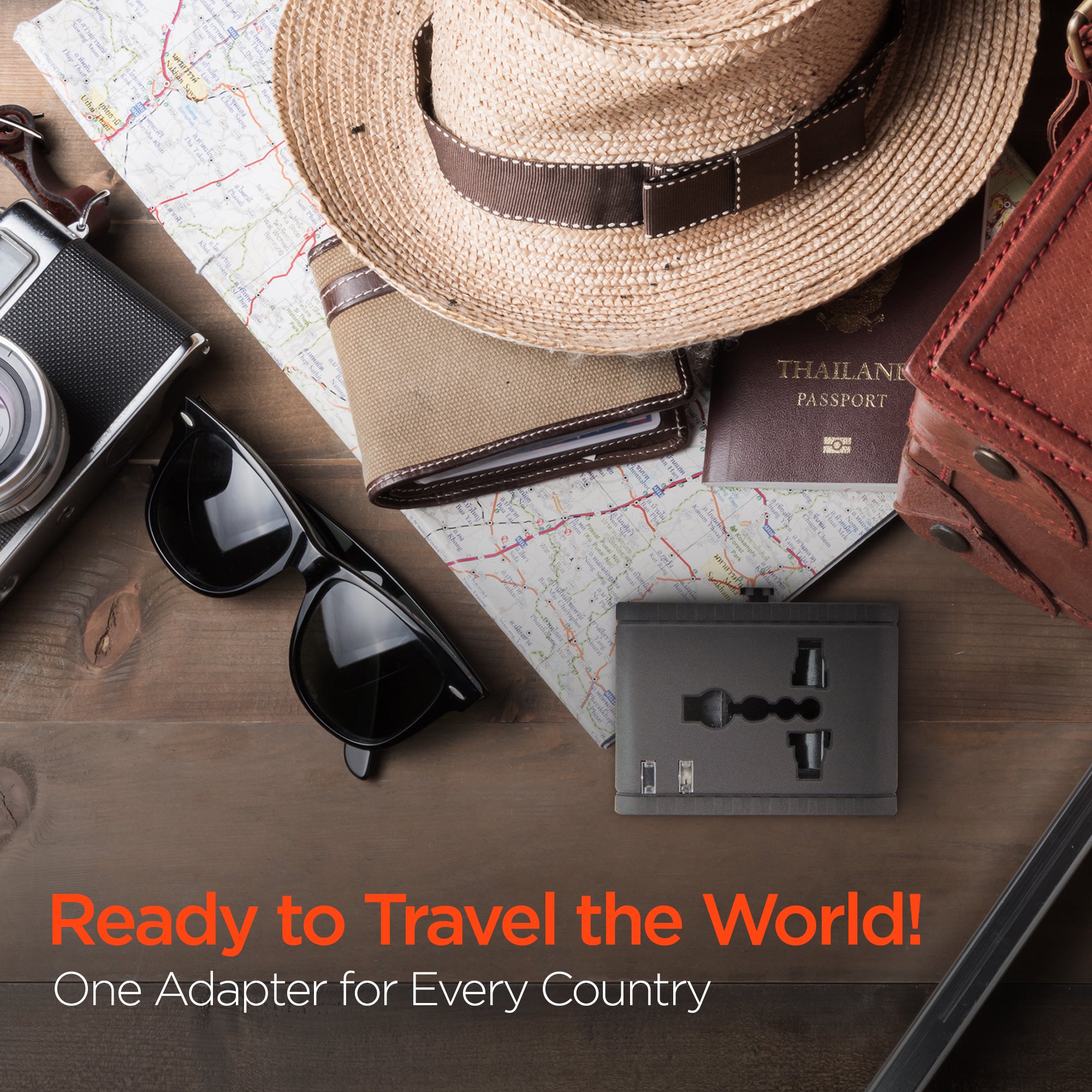 Universal World Wide Travel Charger Adapter Plug - Sabai Technology