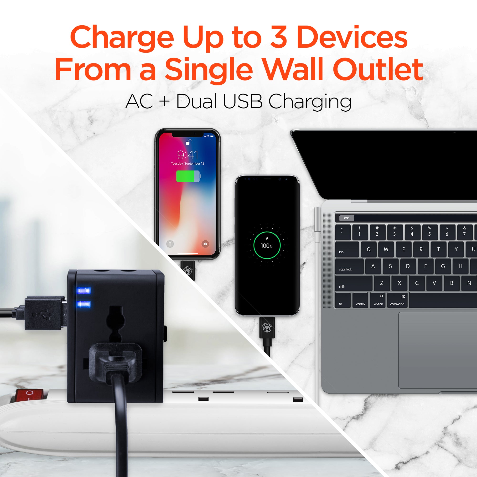 Flight Gear Dual USB Quick Charger