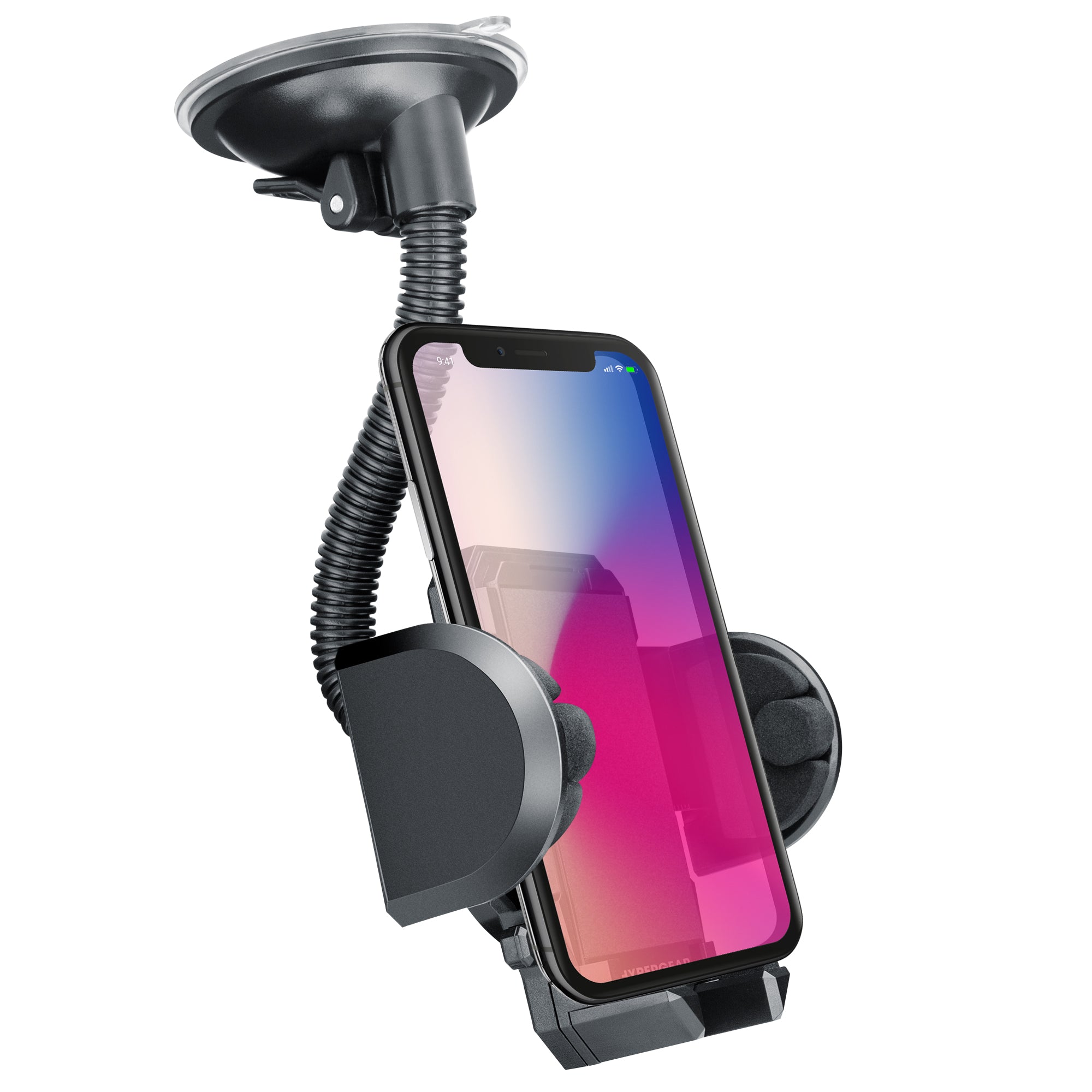 HyperGear Universal Windshield Phone Mount - Black – HYPERGEAR