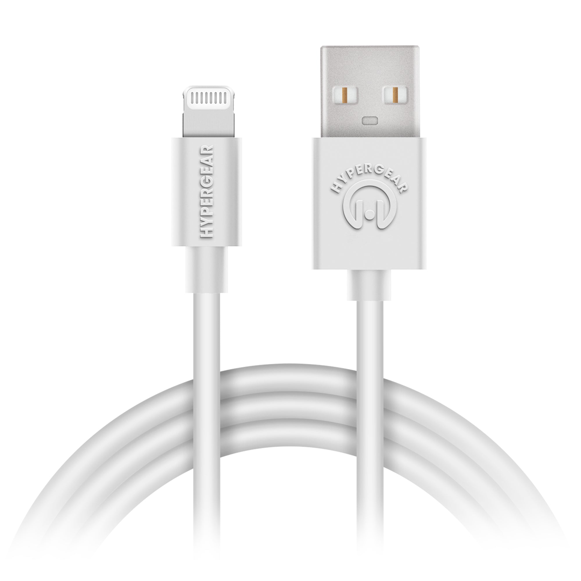 USB to MFi Lightning Rounded Cable | 4ft | White