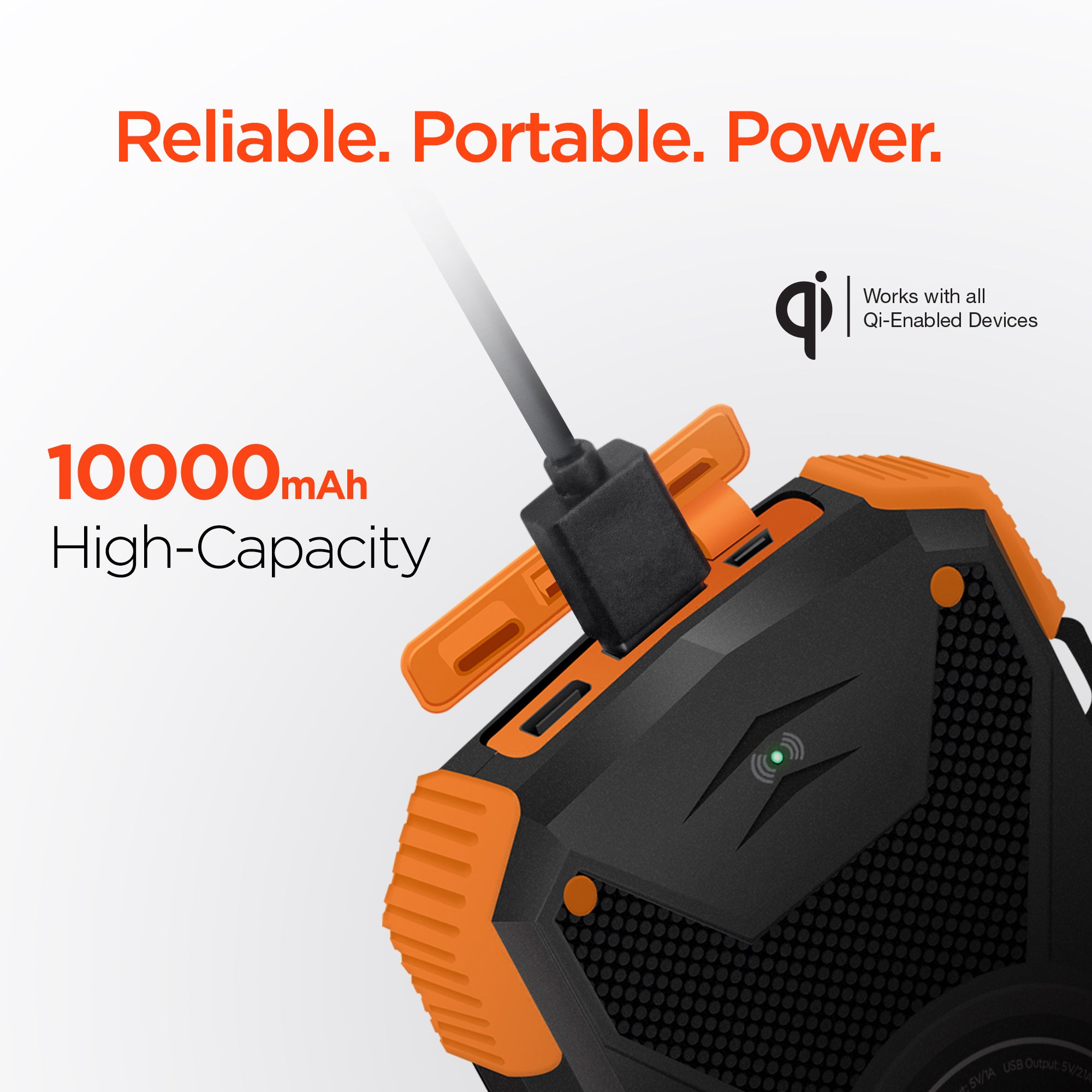 Wireless Charging Power Bank 10,000mAh