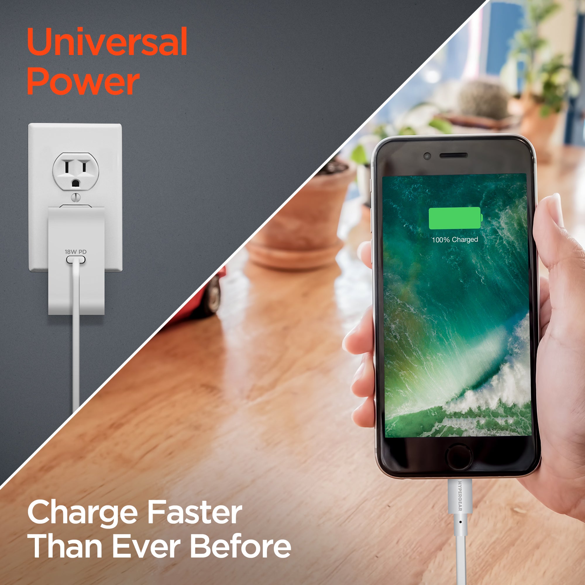 18W USB-C Power Delivery Super Speed Wall Charger