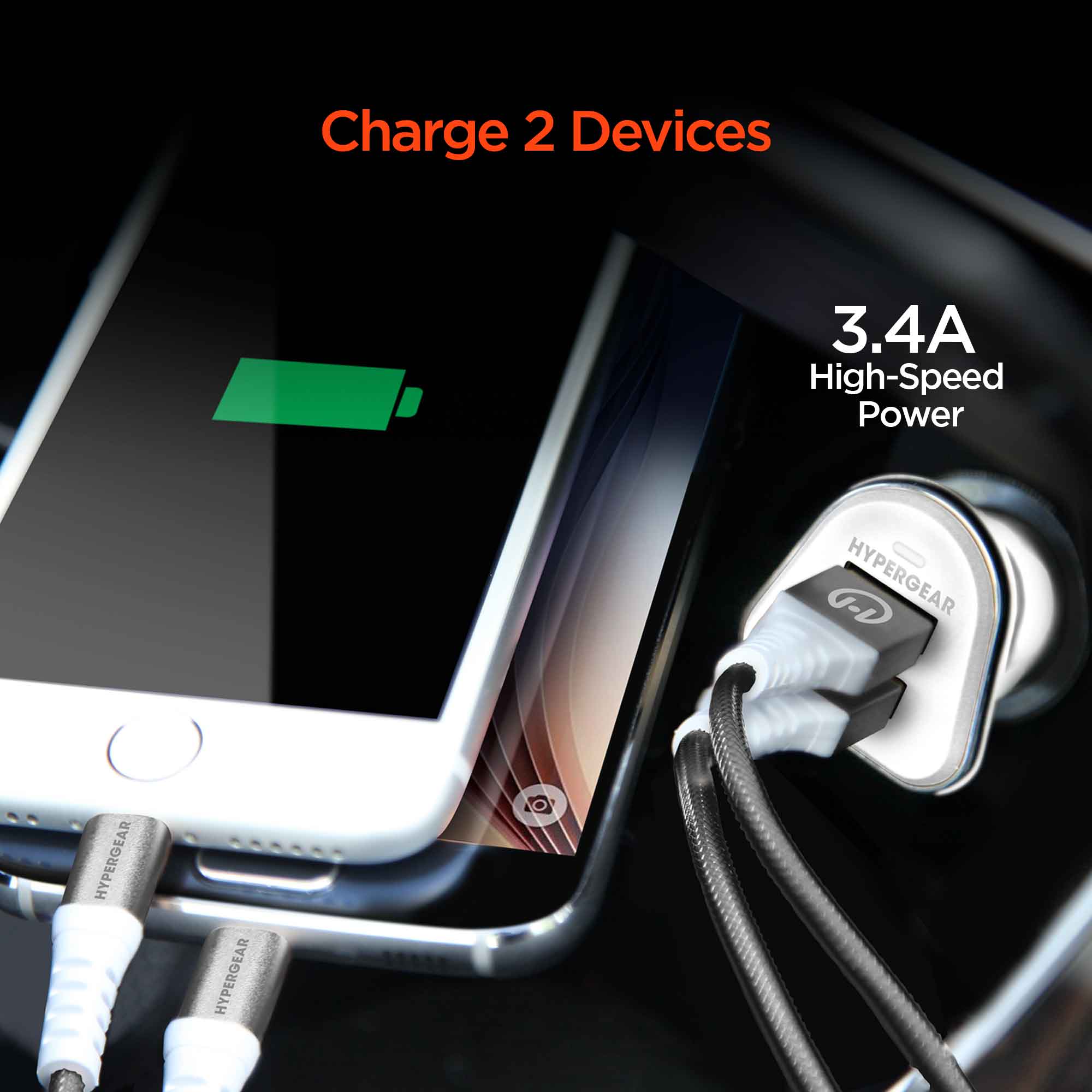 Charger | Dual USB Car Phone Charger - | HyperGear – HYPERGEAR