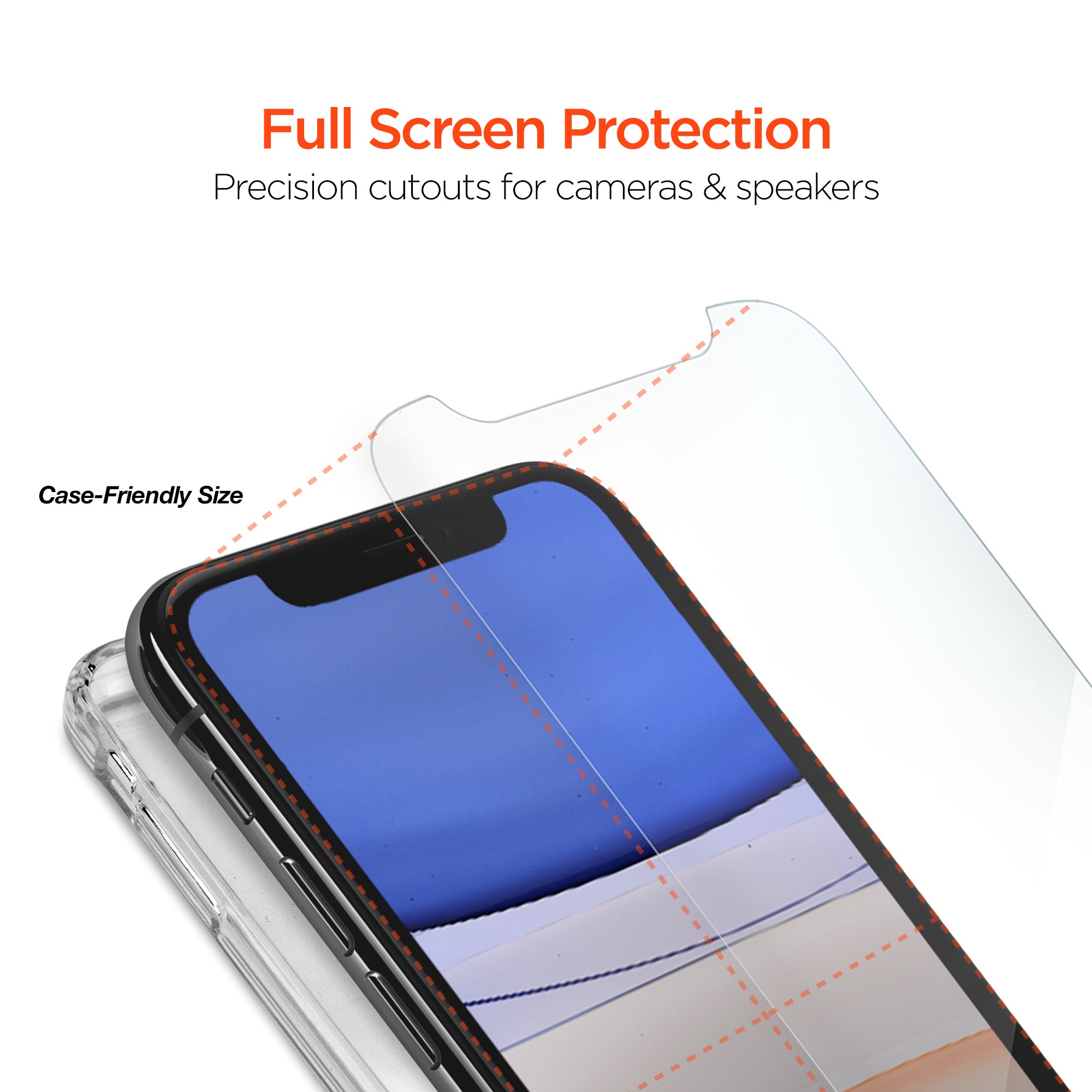 HD Tempered Glass Screen Protector for iPhone 11 Pro Max/XS Max