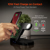 3-in-1 Wireless Charging Dock with 10W Wireless Fast Charge | Black