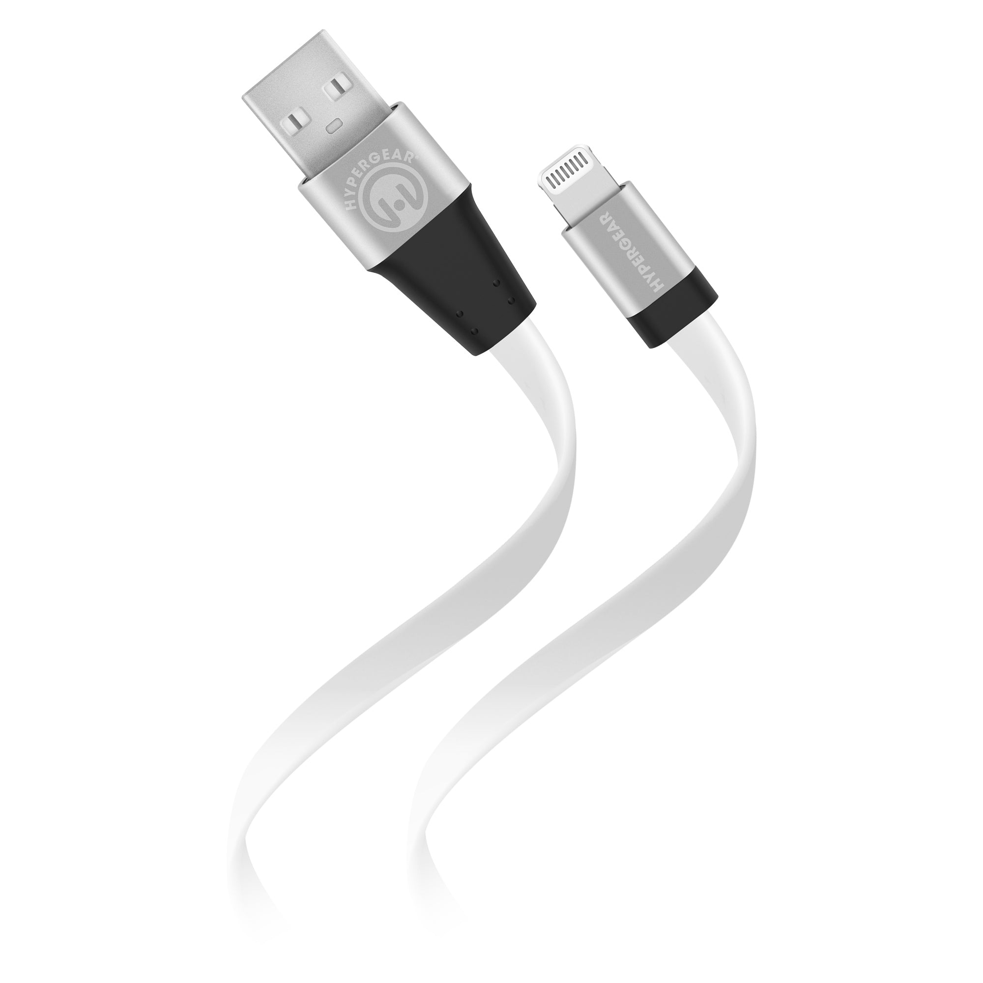 Flexi USB to MFi Lightning Flat Cable | 6ft | White