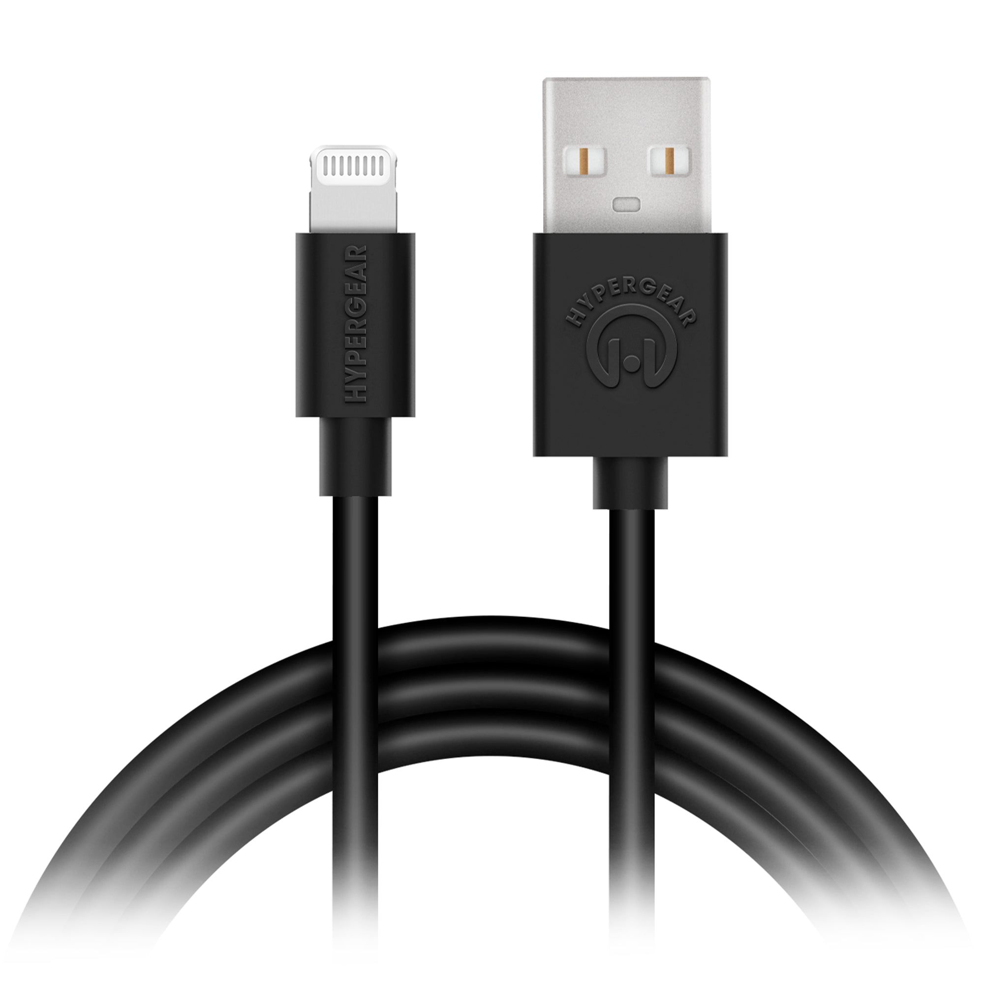 USB to MFi Lightning Rounded Cable | 4ft | Black