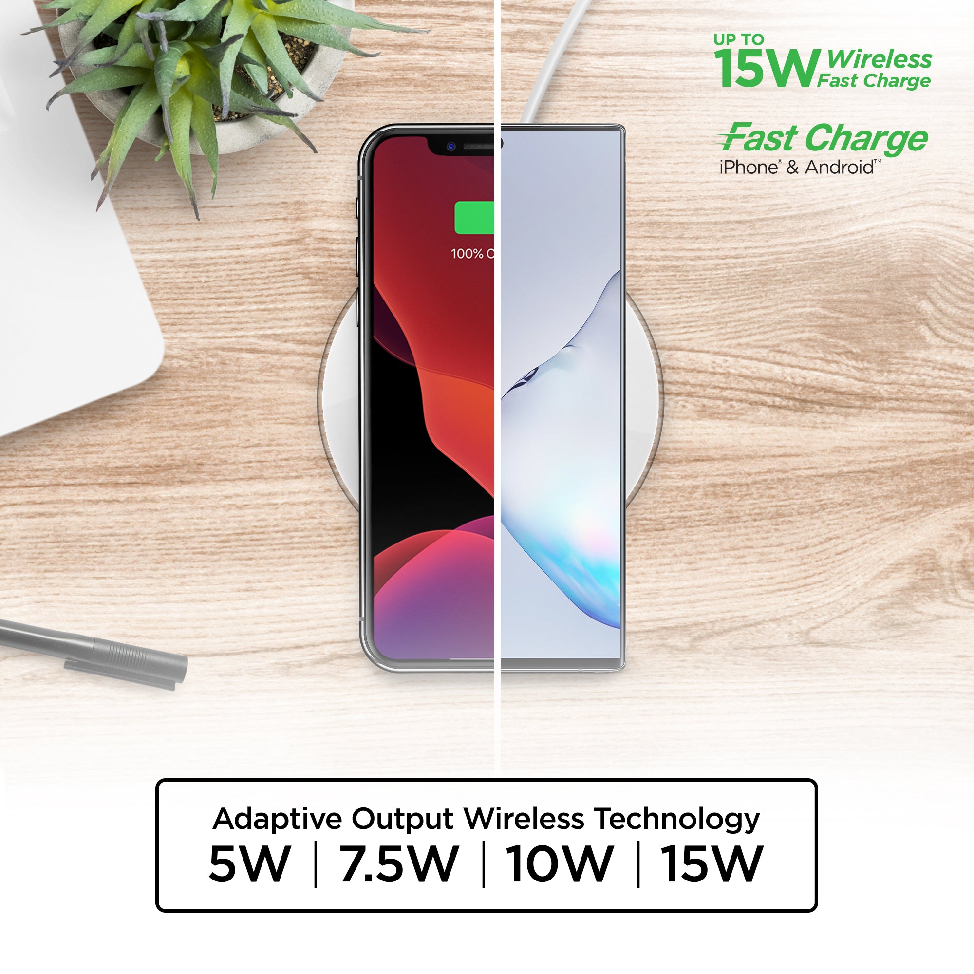 Wireless Charging Mouse Pad, iPhone and Android - HyperGear