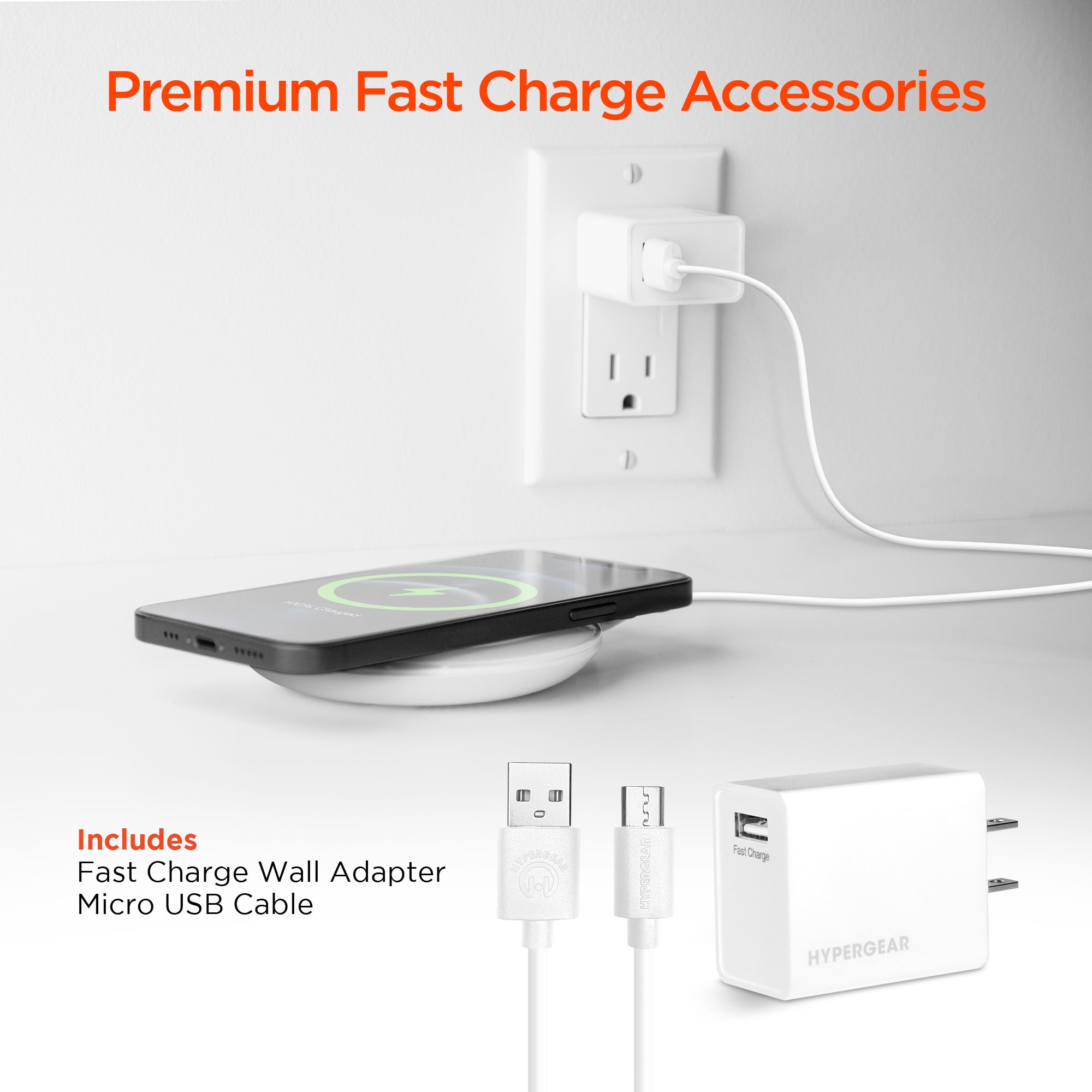 ChargePad Pro 15W Wireless Fast Charger | White