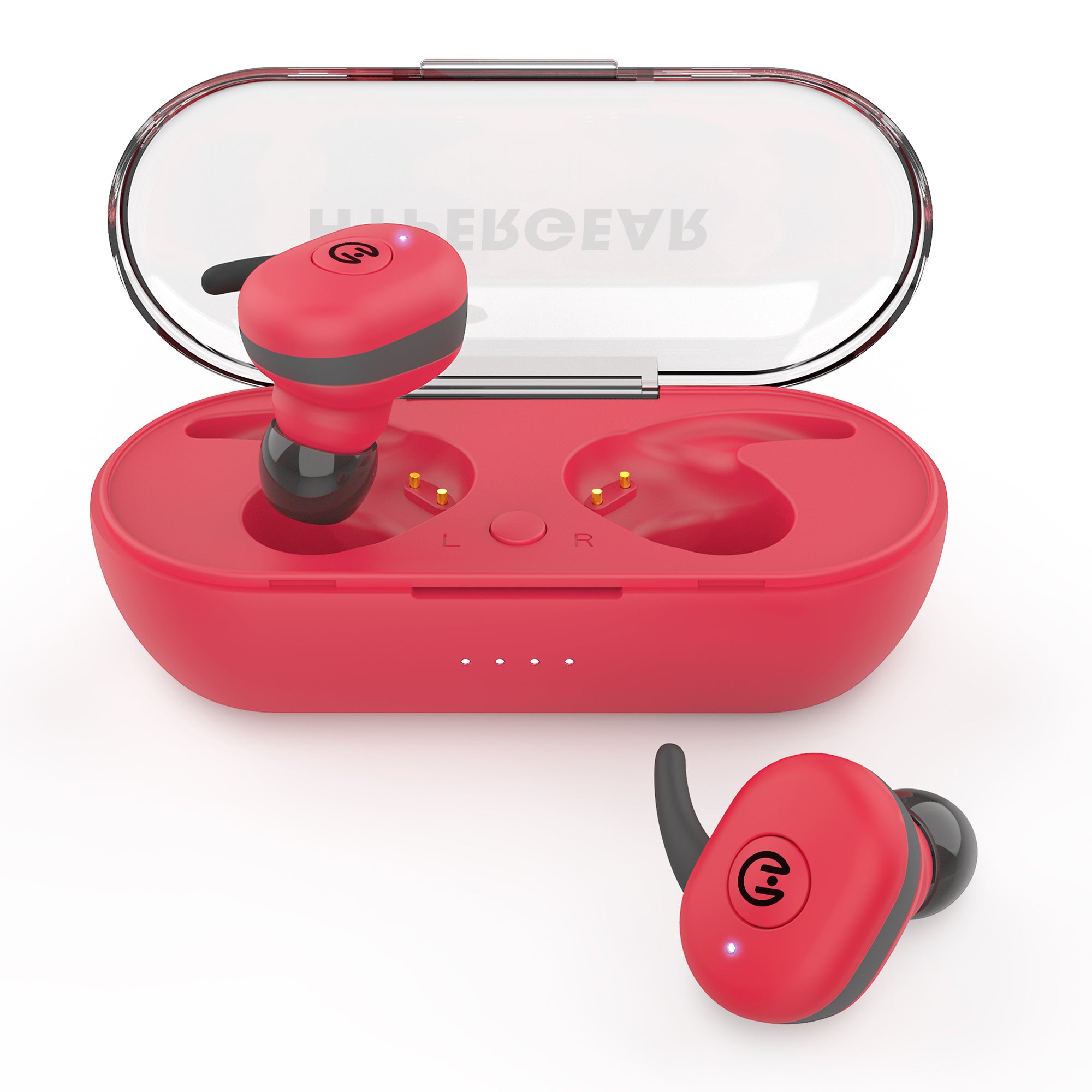 Active True Wireless Earbuds Red – HYPERGEAR