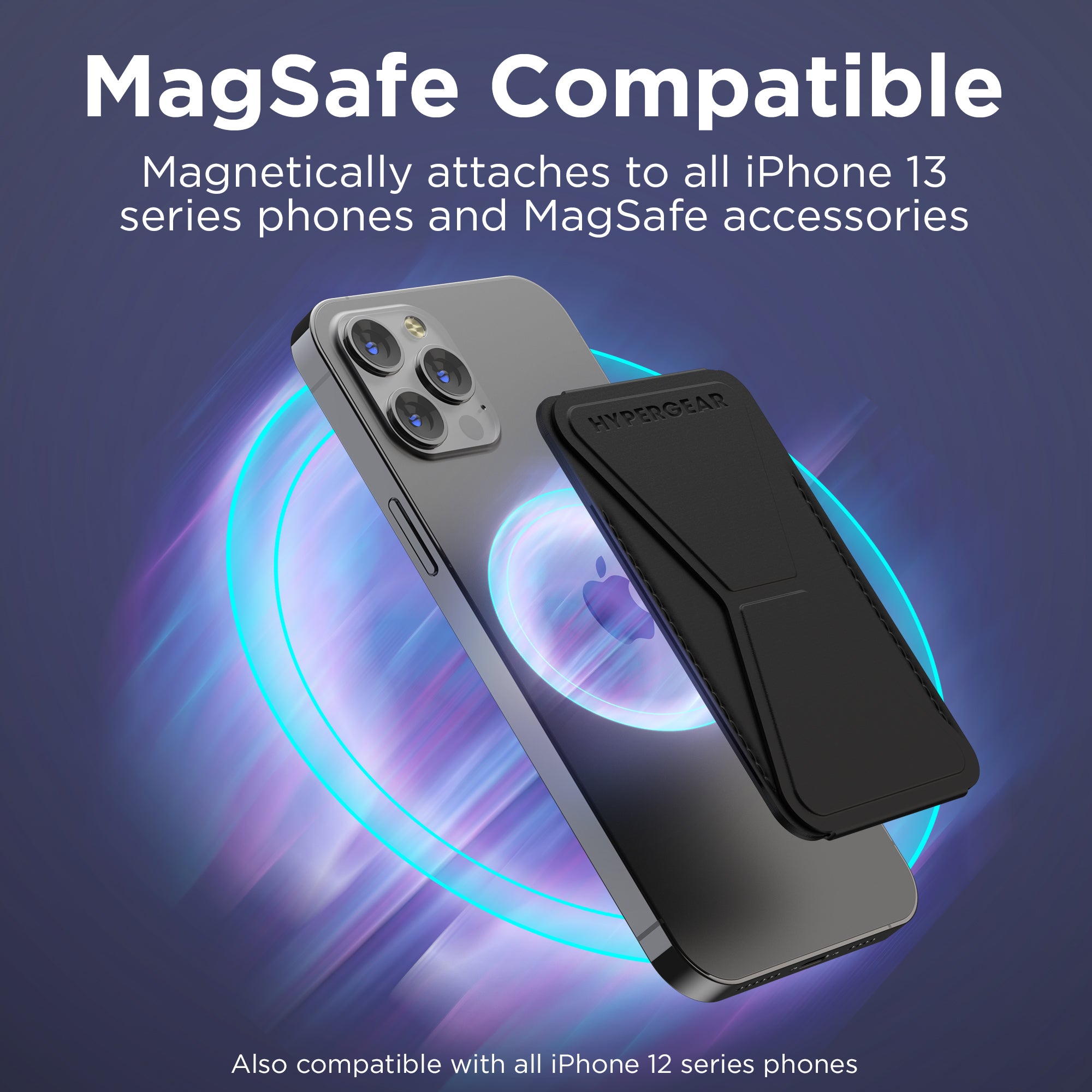 MagFold Stand + Wallet for MagSafe | Black