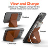 MagFold Stand + Wallet for MagSafe | Brown