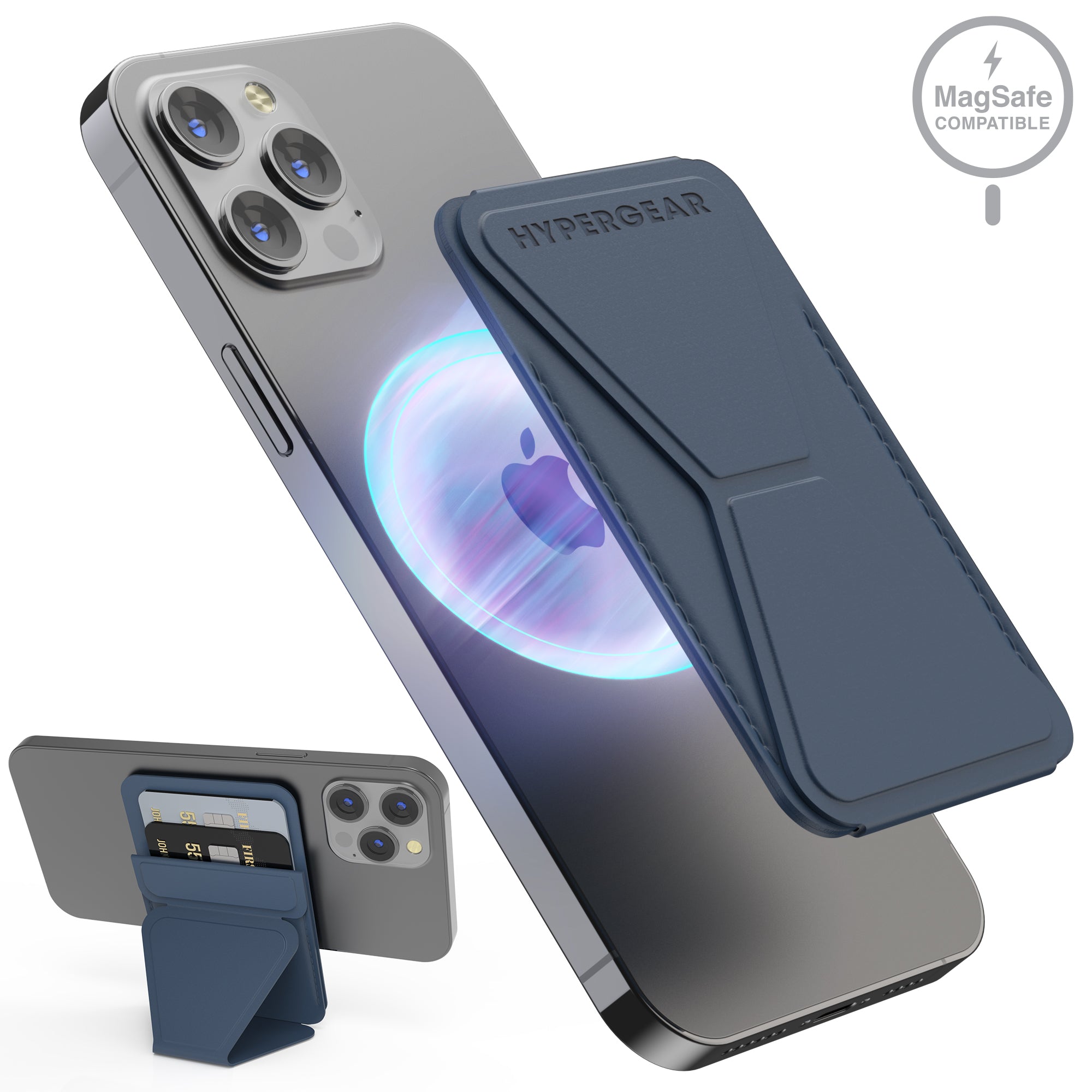 thumbnail image 2 of Zemexy Magnetic Wallet For MagSafe - RFID Blocking Card Holder For IPhone 15 14 13 12 Series 2 of 13