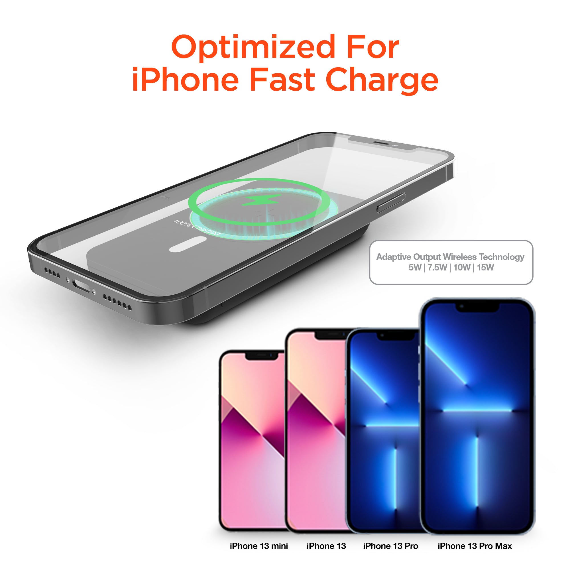 5,000mAh | Magnetic Wireless Fast Charge Power Bank | Black