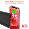10,000mAh | Fast Charge Power Bank with 20W USB-C PD | Black